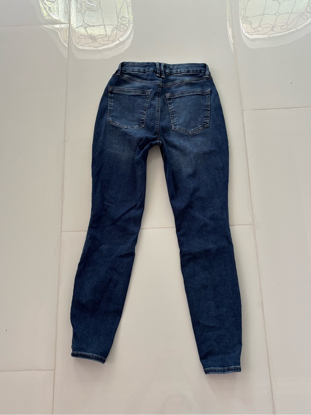 Forever 21 Dark Blue Skinny Jeans